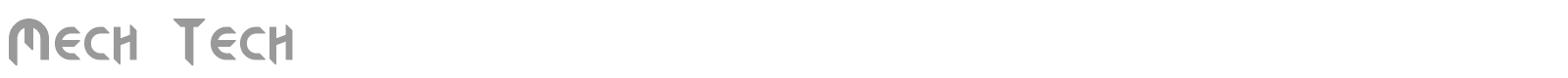 Mech Tech font preview